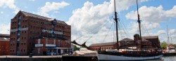Gloucester Docks and boat